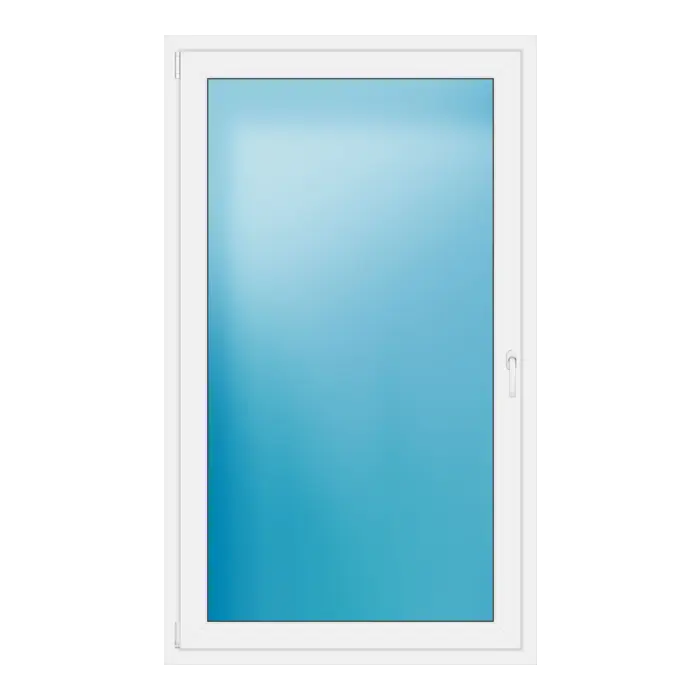 Balkontür 110x186 cm Weiß