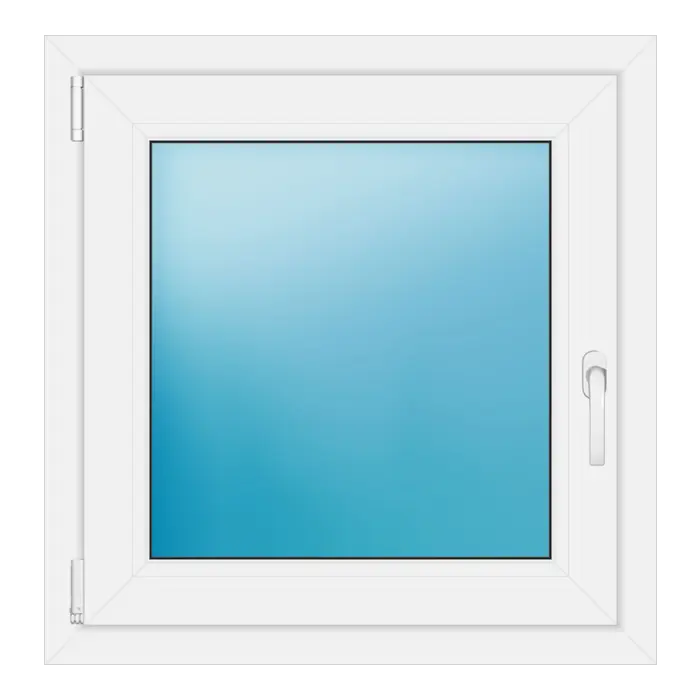 Einflügeliges Kunststofffenster 74x76 cm Weiß