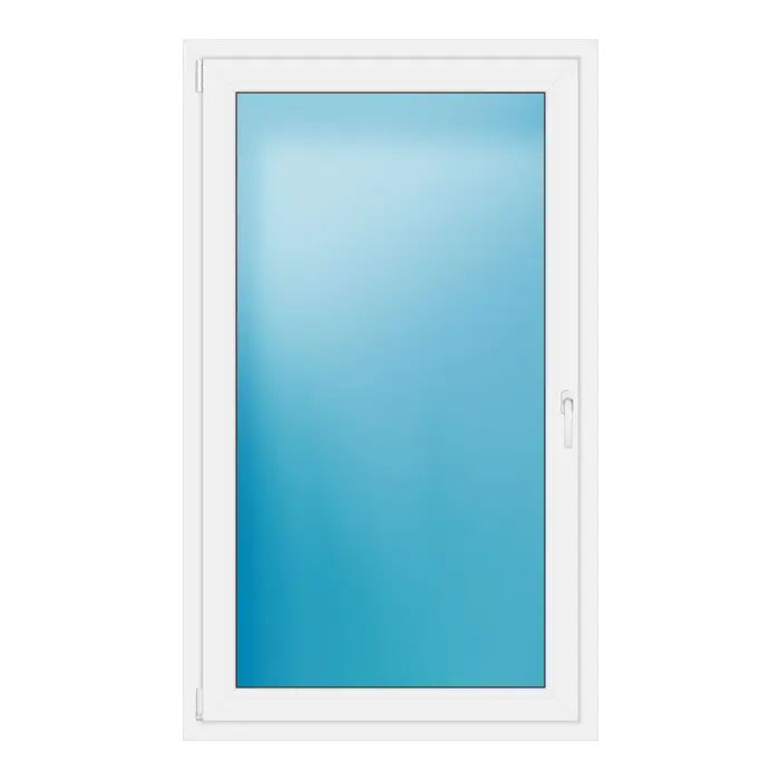 Einflügeliges Kunststofffenster 100x169 cm Weiß