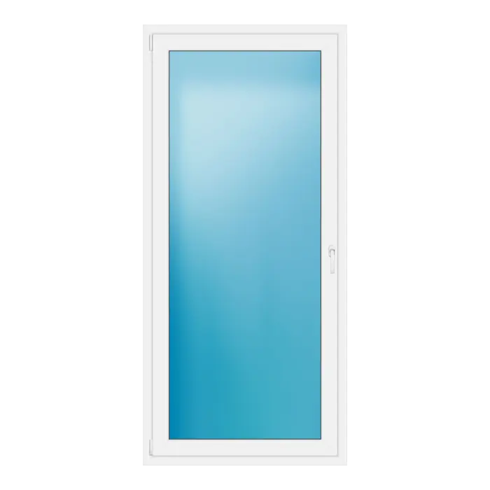 Balkontür 100x216 cm Weiß