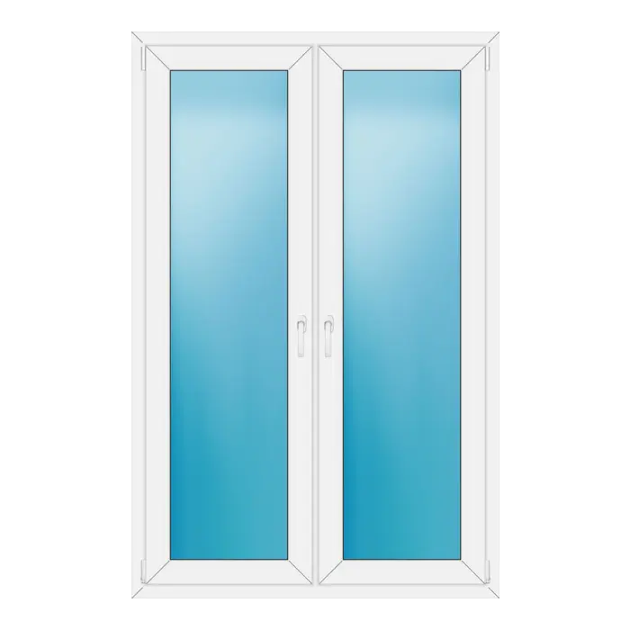 Terrassentür 122x188 cm Weiß