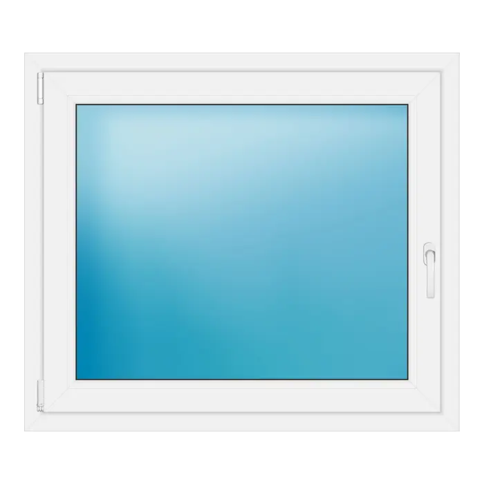 Einflügeliges Kunststofffenster 108x94 cm Weiß