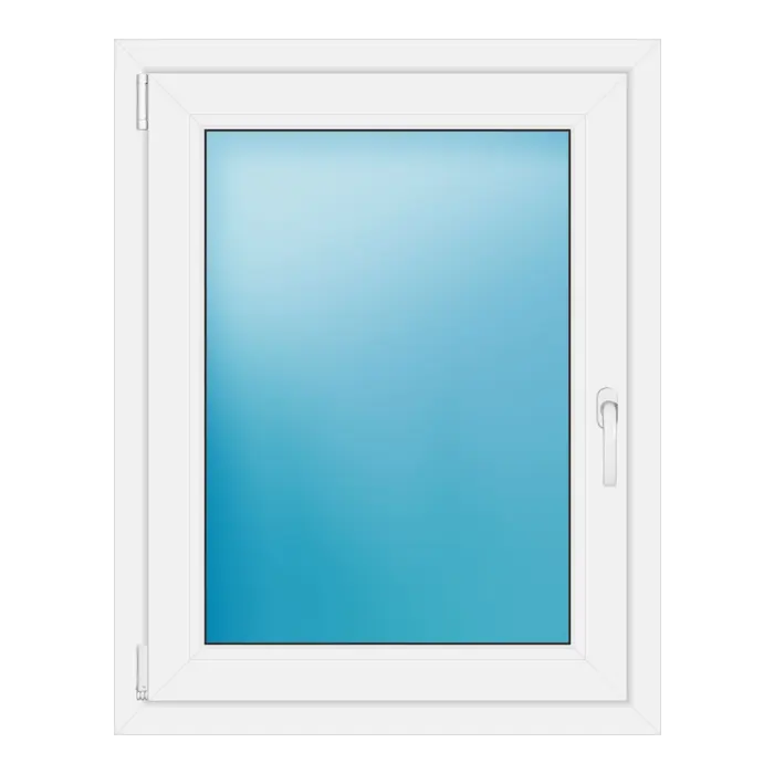 Einflügeliges Kunststofffenster 77x98 cm Weiß