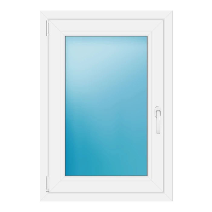 Einflügeliges Kunststofffenster 67,2x96,5 cm Weiß