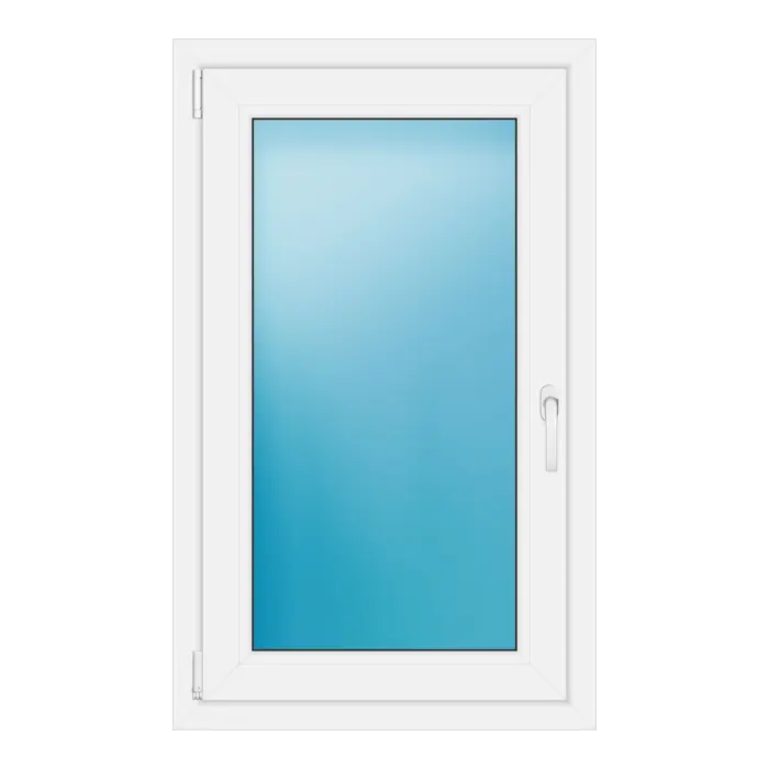 Einflügeliges Kunststofffenster 68x111 cm Weiß