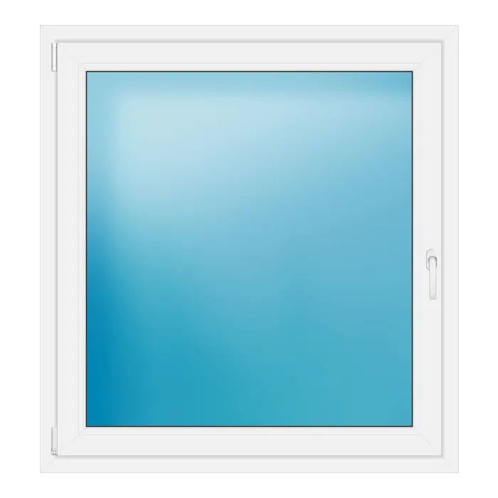 Einflügeliges Kunststofffenster 116x124 cm Weiß