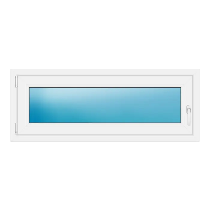 Einflügeliges Kunststofffenster 130x50 cm Weiß