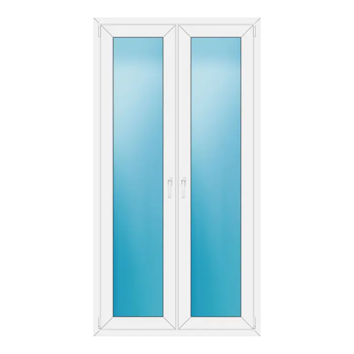 Terrassentür 110x210 cm Weiß