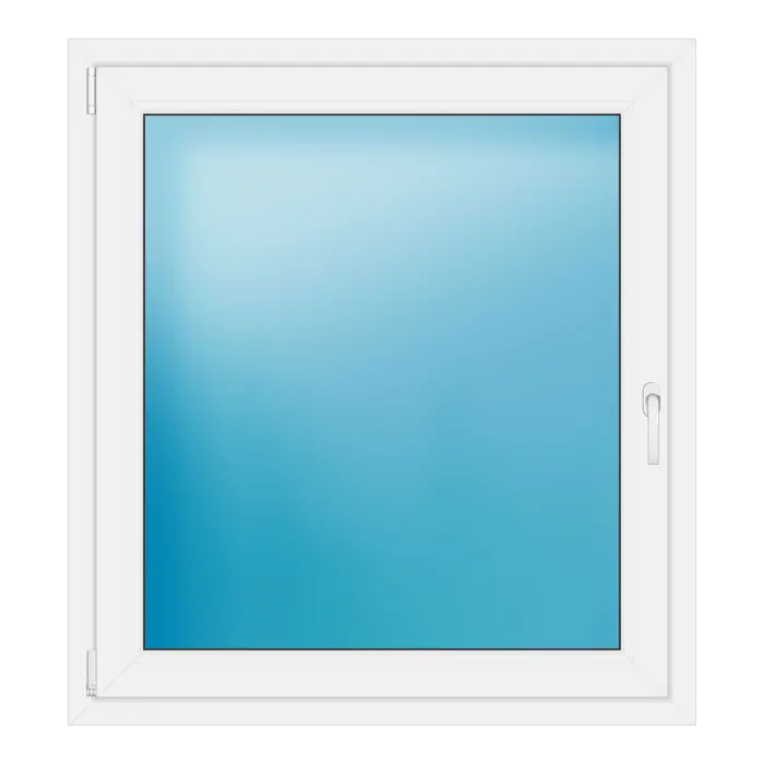 Einflügeliges Kunststofffenster 106x116 cm Weiß