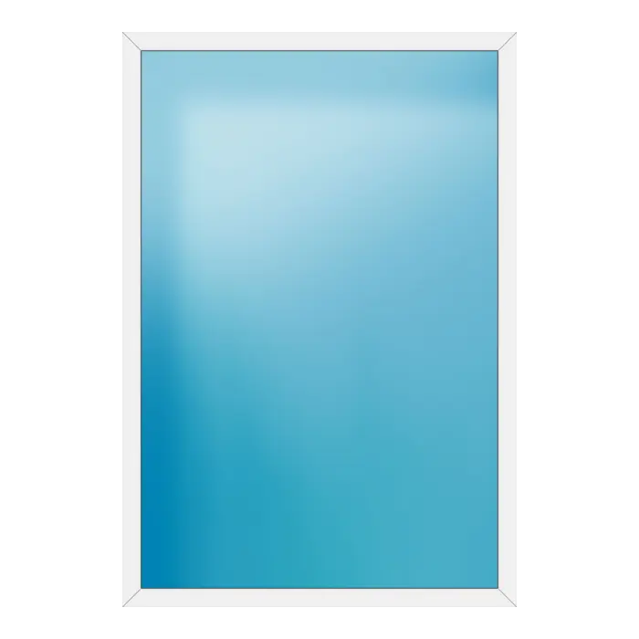 Festverglasung aus Kunststoff 170x248 cm Weiß