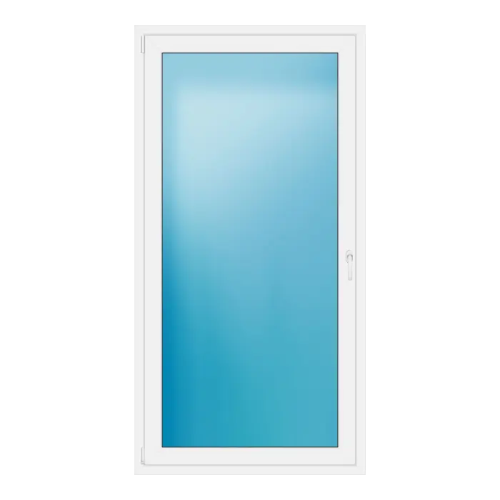 Balkontür 107x208 cm Weiß