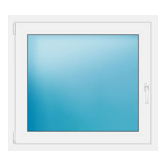 Einflügeliges Kunststofffenster 100x90,5 cm Weiß