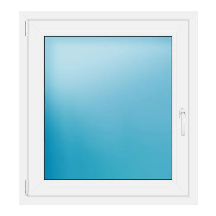 Einflügeliges Kunststofffenster 90x98 cm Weiß