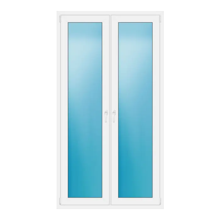 Terrassentür 120,5x223 cm Weiß