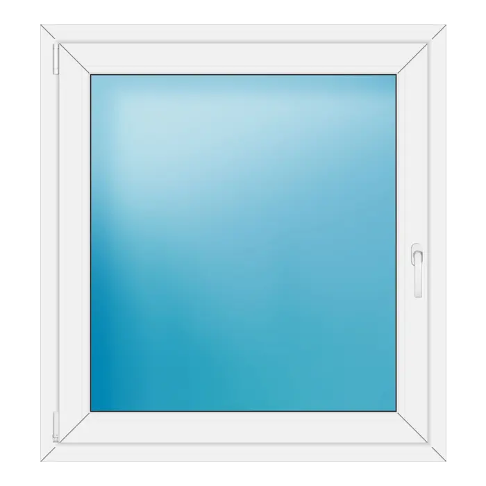 Einflügeliges Kunststofffenster 104x112 cm Weiß