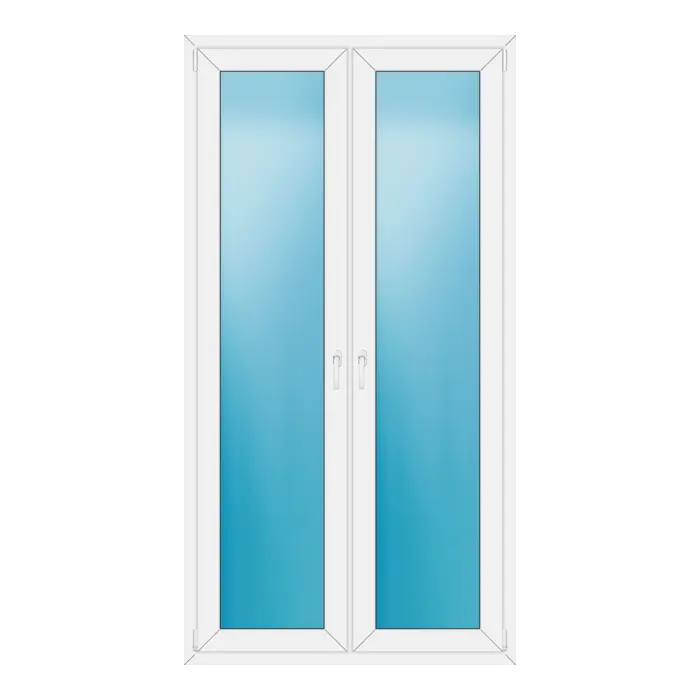 Terrassentür 118x224 cm Weiß