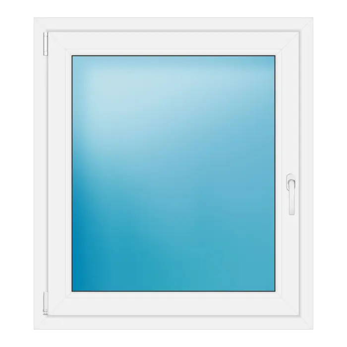Einflügeliges Kunststofffenster 94x105 cm Weiß