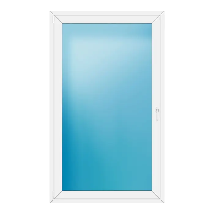 Balkontür 118x198 cm Weiß