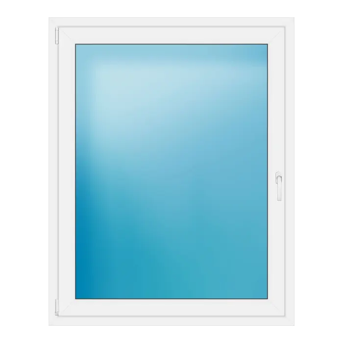 Einflügeliges Kunststofffenster 117,5x147,5 cm Weiß