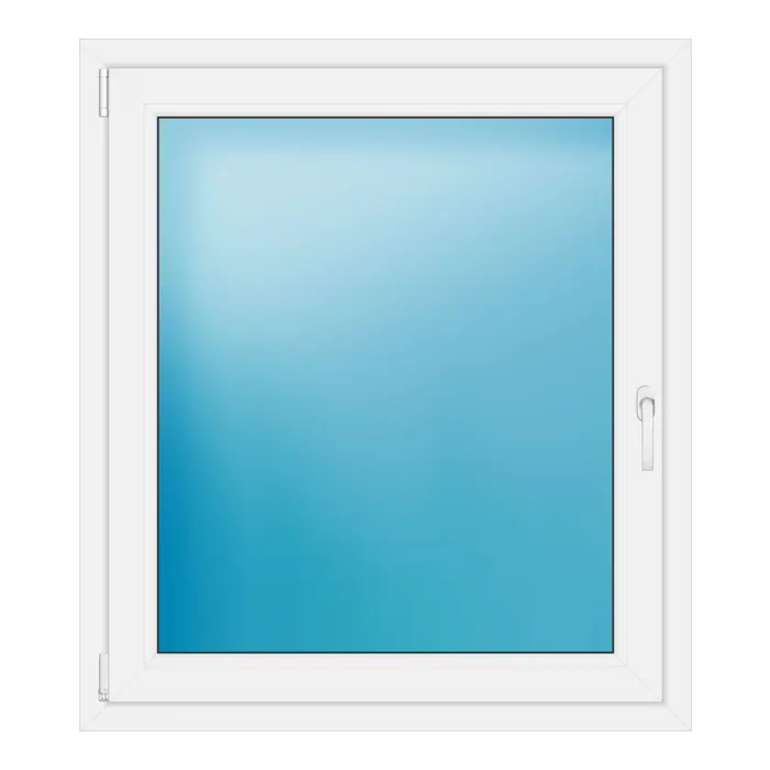 Einflügeliges Kunststofffenster 100,2x113,3 cm Weiß