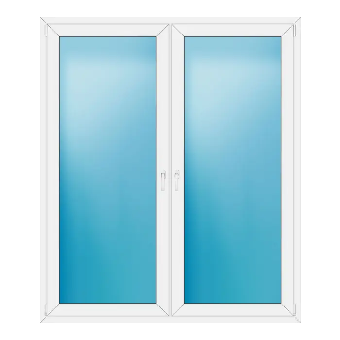 Terrassentür 172x202 cm Weiß