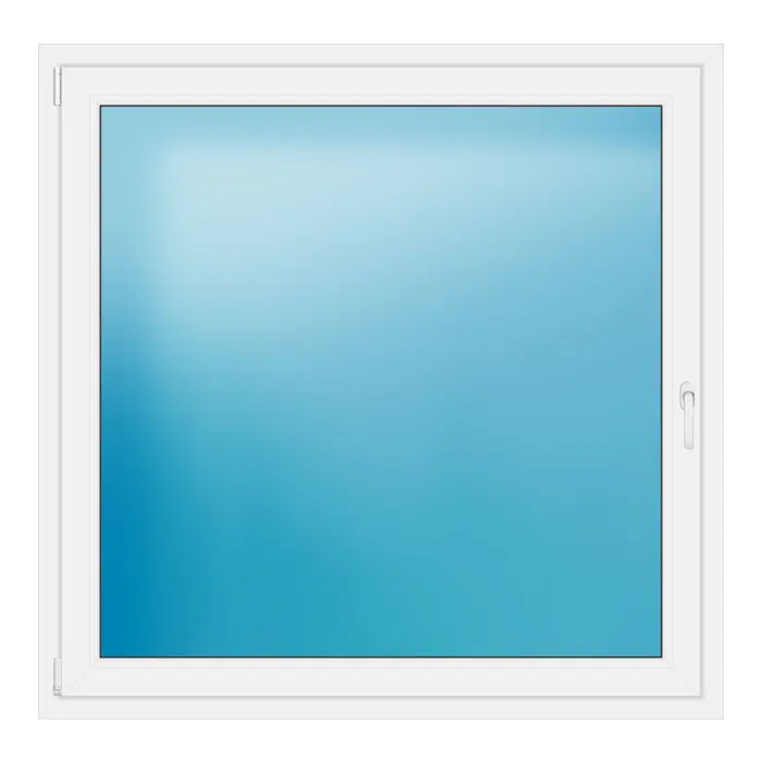 Einflügeliges Kunststofffenster 142x140 cm Weiß