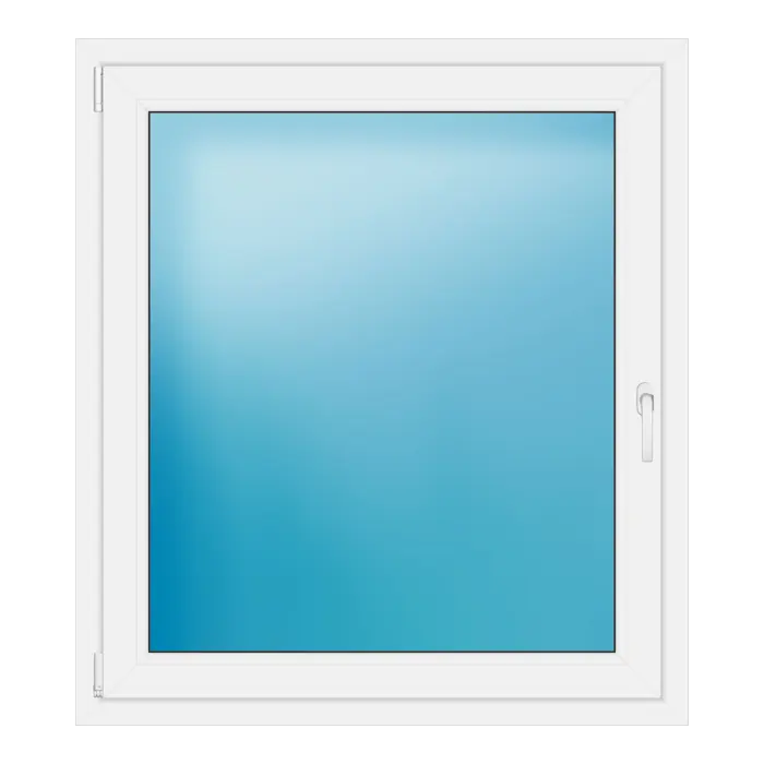 Einflügeliges Kunststofffenster 107x120 cm Weiß