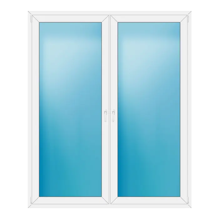 Terrassentür 186x224 cm Weiß