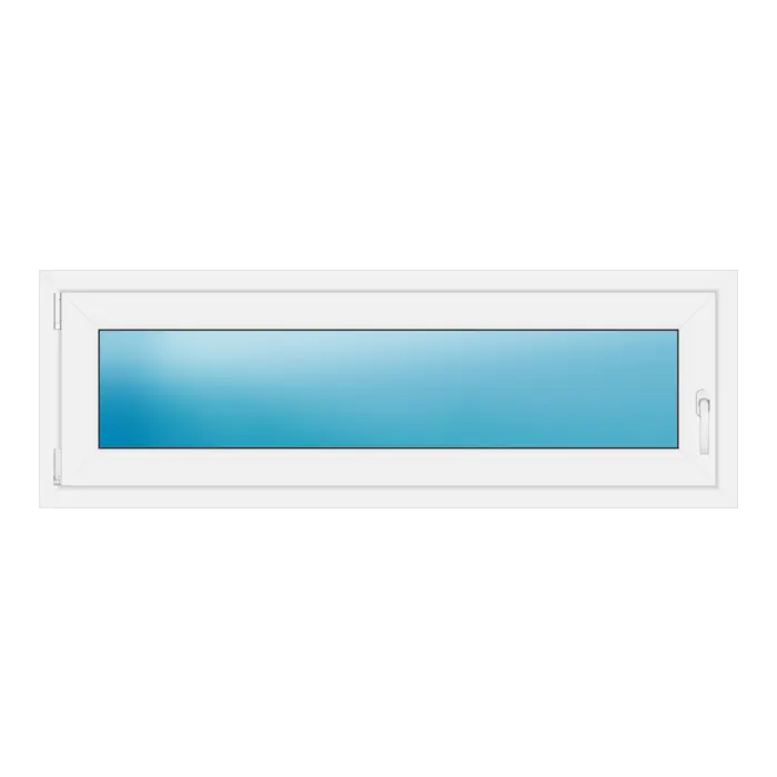 Einflügeliges Kunststofffenster 150x51 cm Weiß