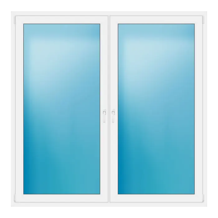 Terrassentür 200x199,5 cm Weiß