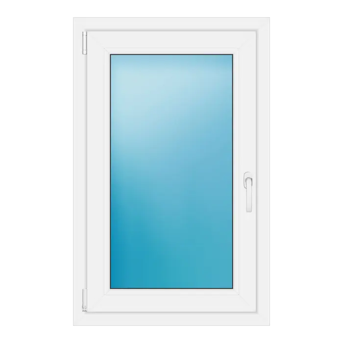 Einflügeliges Kunststofffenster 67,9x106,5 cm Weiß