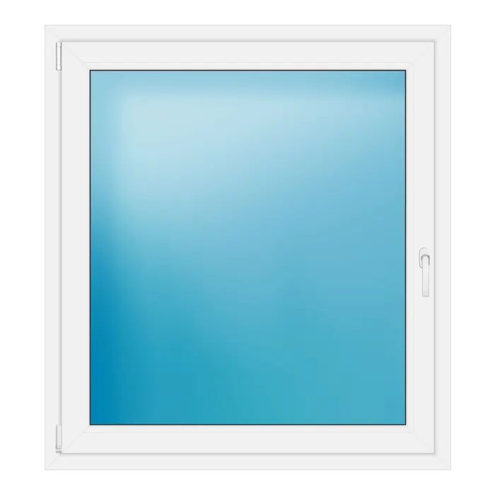 Einflügeliges Kunststofffenster 115x126 cm Weiß