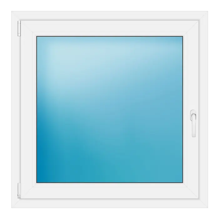 Einflügeliges Kunststofffenster 100x100,1 cm Weiß