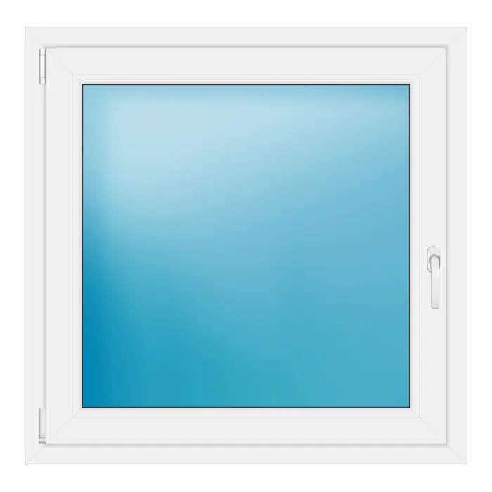 Einflügeliges Kunststofffenster 99x98 cm Weiß