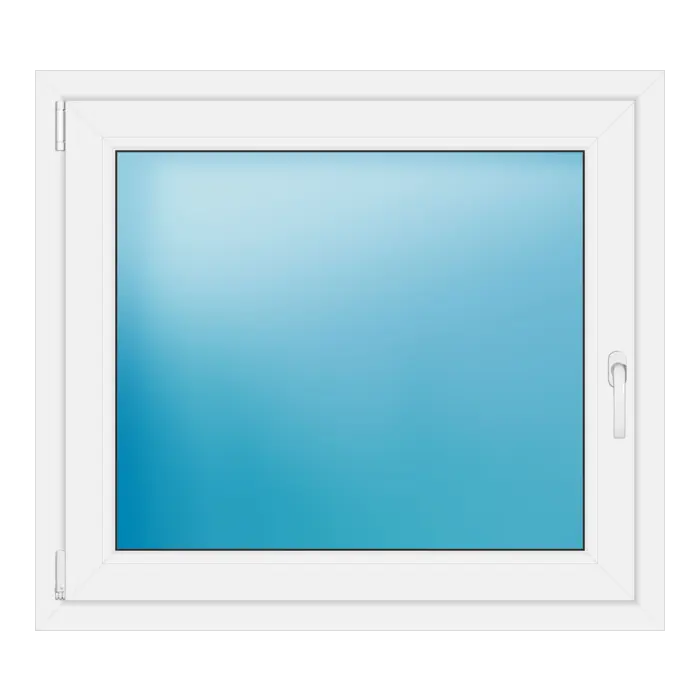 Einflügeliges Kunststofffenster 100x89 cm Weiß