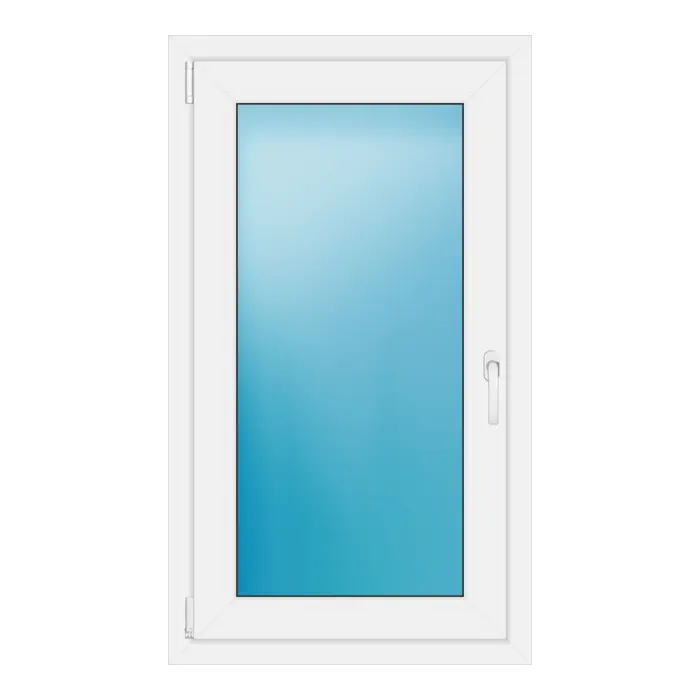 Einflügeliges Kunststofffenster 68x118 cm Weiß