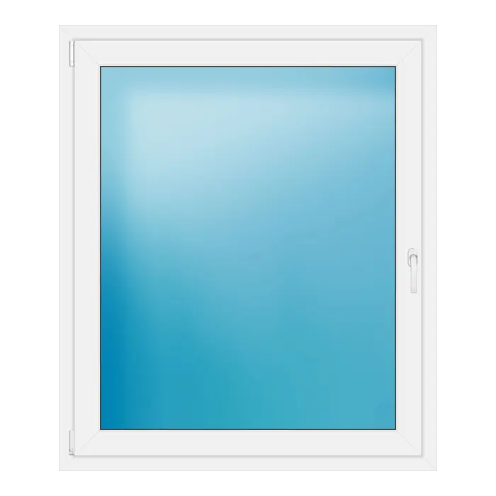 Einflügeliges Kunststofffenster 117x138 cm Weiß
