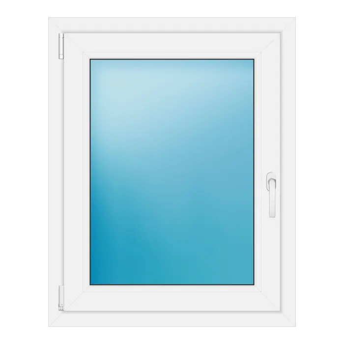 Einflügeliges Kunststofffenster 76x95 cm Weiß