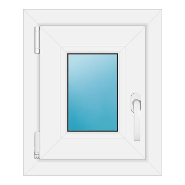 Einflügeliges Kunststofffenster 40x48 cm Weiß