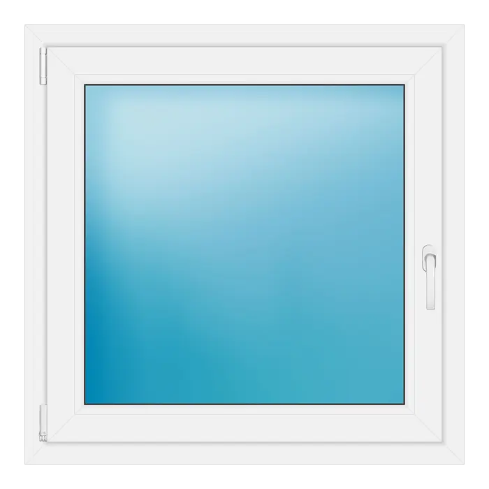 Einflügeliges Kunststofffenster 94x94 cm Weiß