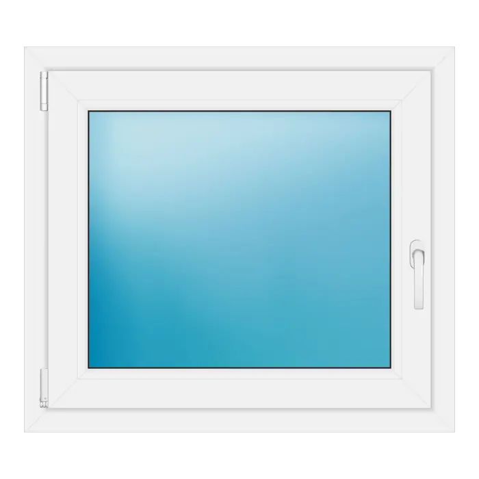 Einflügeliges Kunststofffenster 86x77 cm Weiß