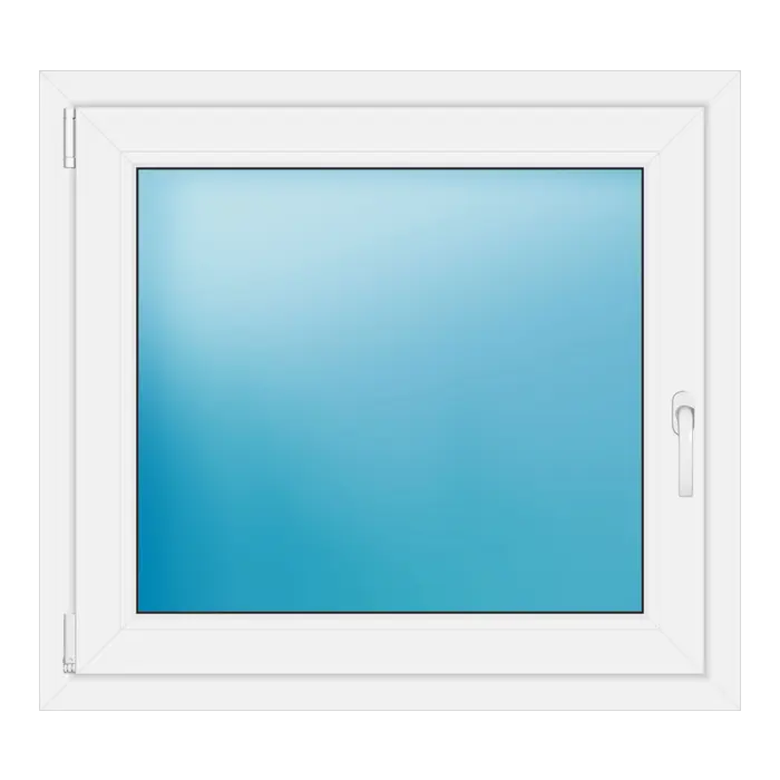 Einflügeliges Kunststofffenster 92x84 cm Weiß