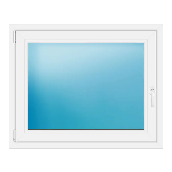 Einflügeliges Kunststofffenster 104x84 cm Weiß