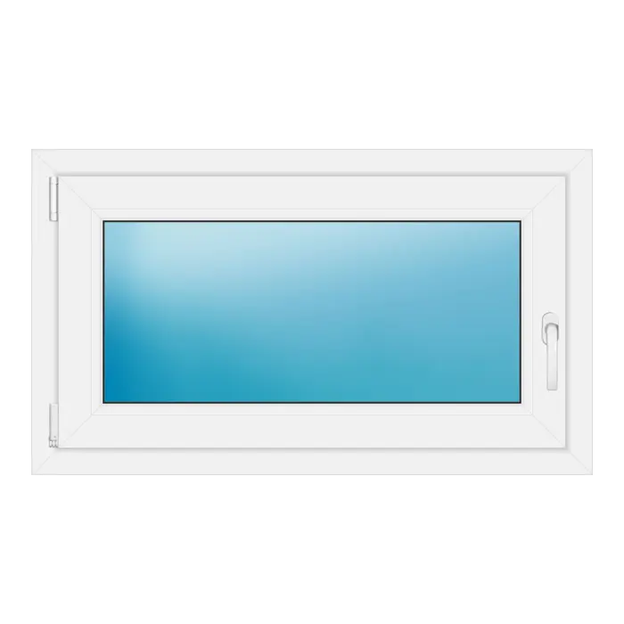 Einflügeliges Kunststofffenster 100x58 cm Weiß