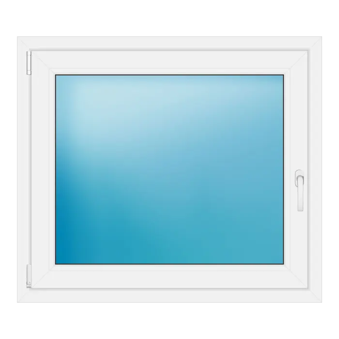 Einflügeliges Kunststofffenster 102x89 cm Weiß