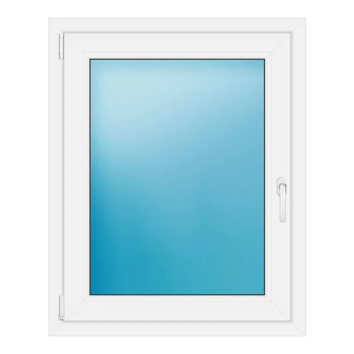 Einflügeliges Kunststofffenster 80x99 cm Weiß