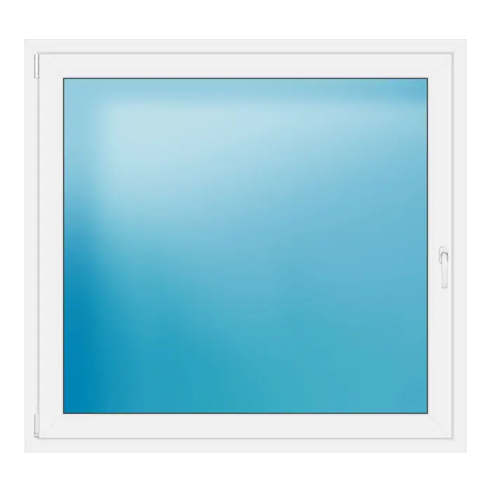 Einflügeliges Kunststofffenster 146x136,5 cm Weiß