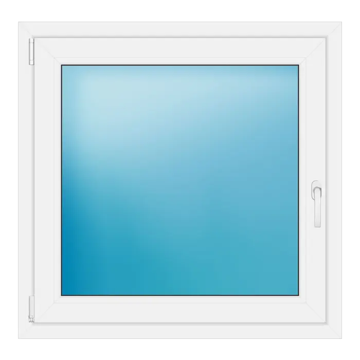 Einflügeliges Kunststofffenster 96x94 cm Weiß