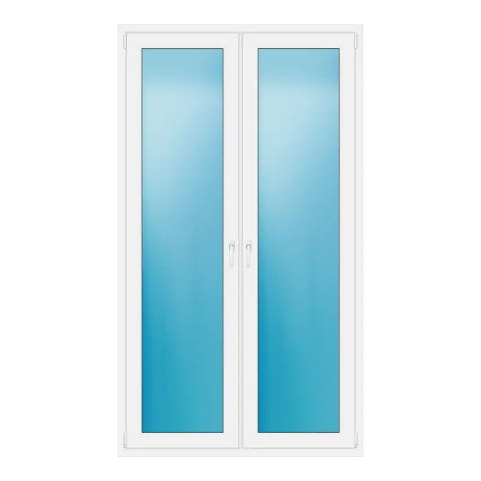 Terrassentür 129,5x228 cm Weiß