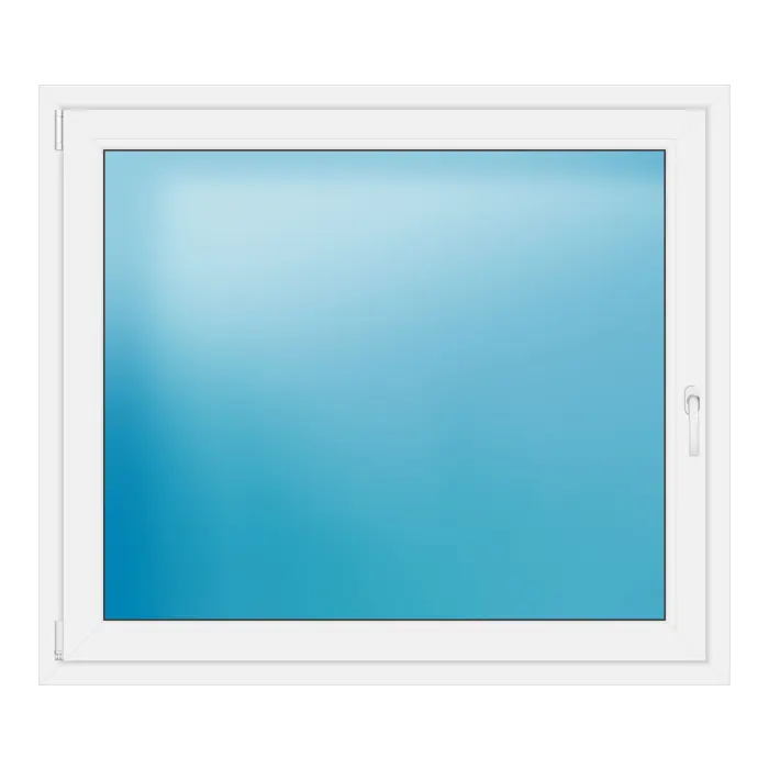 Einflügeliges Kunststofffenster 136x118 cm Weiß